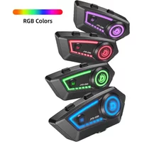 1/2pcs C50 Motorcycle Helmet Headset BT5.4 Anti-interference Waterproof Headphone Hands Free Stereo Speaker With Ambient Light