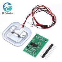 4PCS Human Scale Load Cell Weight Sensors + HX711 AD Module Weight Sensor Electronic Scale Weighing Pressure Sensor DIY Kit