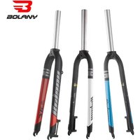 Bolany Mountain Bike Forks 26 27.5 29 inch Aluminum alloy Matte Rigid Fork disc brake fork MTB Bicycle Accessories
