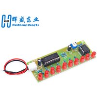 NE555 + CD4017 Practice Learing Kits LED Flashing Lights Module Electronic Suite LSD-10 3-4.5V DIY for Arduino