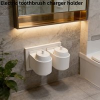 Electric Toothbrush Charger Holder, Charging Cable Storage Box, Prevent Wire Clutter, Perfect Partner for Electric Toothbrushes