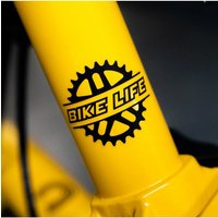 AliExpress NONE 1pc Bike Life Bike Stickers for Bicycle Frame Top Tube Decorative Helmet Vinyl Decal for MTB Bicycle Waterproof Bike Accessories