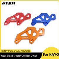 OTOM Motorbike Rear Brake Pump Protective Cover Decoration Aluminum Guard For KAYO T4 T6 K6 GUIZUN BOSUER MX4 M4 M6 Accessories