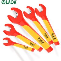 LAOA VDE Insulated Wrenches Protection Mini Open-End Wrenches Multifunctional Manual Household Electrical Tools