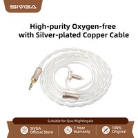 SIVGA Ersatz-Audiokabel, Original, 0,78 mm, 2-polig, hochrein, sauerstofffrei, mit versilbertem Kupfer, für Que
