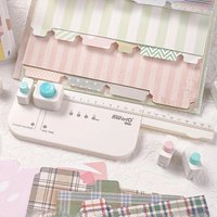 1pc divider line round corner DIY production board, multi-function divider page,DIY bookmark index tag punch - office