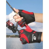 AliExpress Outdoor Exposed Three-Finger Fishing Gloves Men'S And Women'S Non-Slip Sports Bicycle Riding Gloves