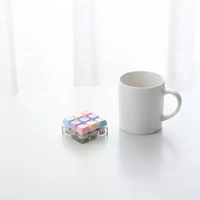 New DIY Keyboard Fidget Keychain Keycap Relief Stress Clicker Toy Pass The Time 4/9 Keys Pinch Toy Kids Stress Relief Toy