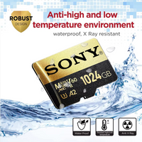 SONY SD Memory Card Extreme Micro TF SD Card 1TB 512GB 128GB 256GB U3 V30 4K Full Memory Flash Cards For Phone Computer Camera