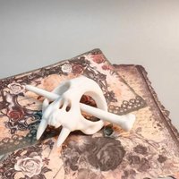 Hot Sale Ghost Skull Hair Sticks Gothic Skeleton Hairpin Women Hairclip Headwear Halloween Accessories