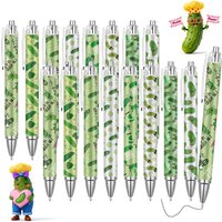 8/16 Pcs Pickle Lovers Funny Cucumber Pickled Pattern Ballpoint Pen Teacher Students Graduation Festival Gift For Office Home