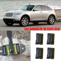 4x Car Door Check Strap (Check Assy) Repair Kit Stopper Damping For Infiniti FX 1G FX35 S50 2002 2003 2004 2005 2006 2007 2008