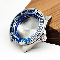 44mm NH35 Case Samurai Watch Case fit for NH34 NH35 NH36 7S26 Automatic Movement 20ATM Sapphire Crystal Glass Watch Case image 4