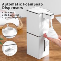 Automatic Soap Dispenser Touchless Foaming Soap Dispenser 380ml USB Rechargeable Electric 4 Level Adjustable Foam Soap Dispense