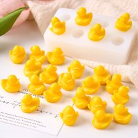 Creativity Little Yellow Duck Silicone Candle Mold DIY Handmade Cute Cartoon Animal Soap Plaster Resin Craft Casting Molds