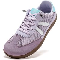 HOBIBEAR Women Men Wide Width Mesh Shoes Adjustable Slip On Sneakers Casual Retro Walking Shoes for Unisex