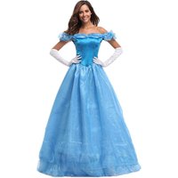 Women's Princess Costume Halloween Dress Up Cosplay Party Outfit Ball Gown Prom cosplay costume women