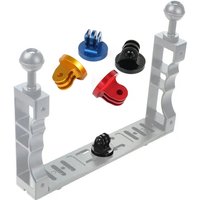 CNC Aluminium Mini Stativ Mount Adapter 1/4" Gewinde für GoPro 13 12 11 10 SJcam Yi EKEN DJI OSMO Action 5PRO Insta360 X5 Halter