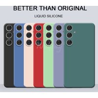 For Samsung Galaxy M35 Case Liquid Silicone Plain Protector Case Samsung M35 Cover TPU Shockproof Phone Cover Galaxy M35 Cover