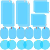 Car Rearview Mirror Film Side Window Rainproof Clear Film 2/1Pcs Anti Fog Window Mirror Protective Film Sticker Car Accessories