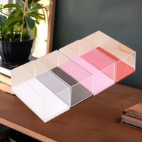 1Pcs DIY Dustproof Display Rack Toy Transparent Acrylic Storage Box Practical 1/43 Diecast Model Car Display Box