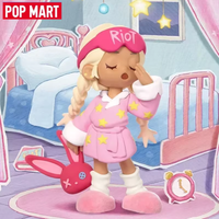 POP MART Lil Peach Riot Sleepover Series Kawaii Anime Action Figure Blind Box Surprise Mystery Doll Gift for Girls