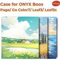 Twosheep Case for Boox Go7 Go Color7 GenII GenI Page Leaf3 Leaf3c 7-inch Magnetic Cover Auto Wake Sleep cartoon illustrations