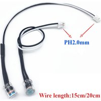 5/10/30/50Pcs/lot 5516 5528 Light Dependent Resistor Photoresistor Waterproof Cable Wire Monitoring line length 15cm 30cm