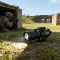 High Quality X400U 2-in-1 Flashlight Laser Pointer 20mm Rail Fit Toy Airsoft Guns Hunting Shooting CS Matches Accessories
