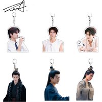 Zhang Linghe HD Poster Keychain Double-side Hanging Pendants TV Story of Kunning Palace Xie Wei Drama Stills Decor Ornaments