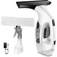 Cordless Window Vac Cleaner & Spray Bottle, Suction Nozzle: 280 Mm For Windows, Tiles, Mirrors & Shower Streak-Free Cleaning