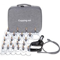 22pcsCupping Relax Set Multiple sizes of vacuum cups with hand pump and detailed cupping manual Massage Cupping Set for Massage