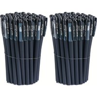 30pcs Black frosted signature pen Business Stationery Student Exam Wholesale Carbon Pen 0.5mm needle