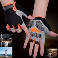 AliExpress NONE Fingerless Gym Gloves for Men Women, Breathable Anti‑Slip Fitness Training Gloves for Bodybuilding Cycling Sports