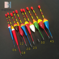 10Pcs Sensitivity Fishing Accessories 4.5/3/2.5/2.0/1.2/0.8/0.6g Light Stick Floats Fishing Floats Set Fishing Bobber Stick B.H