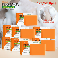 Handmade Persimmon Fragrance Cleaning Soap for Deep Body Cleansing Natural Soap Bar for Gentle Exfoliation And Moisturizing