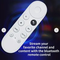 Google Chromecast 4K Snow Voice Remote - Easy Control for Your Streaming Media Player Remote Control Only