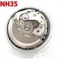 Japan Genuine NH35 Automatic Mechanical Movement High Accuracy 24 Jewels Mod Watch Replacement NH35A Date at 3:00 image 4
