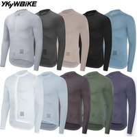 YKYWBIKE Men's Cycling Jersey Long Sleeve Lightweight Pro Team Anti-sweat Breathable Road Bike Jersey Bicycle Shirt image 4