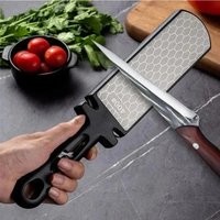 Double-Sided Knife Sharpener, Household Quick and Multifunctional Stone for Sharpening Scissors and Kitchen Knives