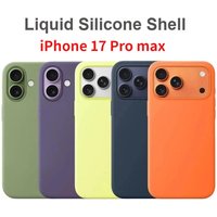 Original Official Quality 1:1 Silicone Case for IPhone 17 Pro Max 16 13 12 15 14 Anti Drop Rugged Protection Cases Fundas