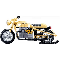 Sluban Motorcycle motorcycle assembly model children's educational toy boy birthday gift tabletop decoration