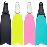 Scuba Diving Long Fins Snorkeling Flippers Frog Swimming Shoes Lightweight for FreeDiving Spearfishing Hunting Water Sports