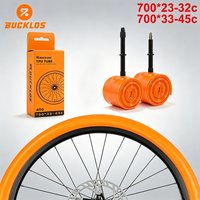 BUCKLOS Ultra Light TPU Inner Tire Gravel Bicycle Inner Tube 700x23/32C 700x33/45C Puncture Resistant Road Bike Valve Tube