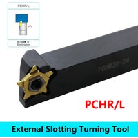 LIHAOPING Externes Schlitzdrehwerkzeug PCHR PCHR12-24 PCHR16-24 PCHR20-24 PCHR25-24 CNC-Drehmaschine Mechanischer Fräser Nutenstange