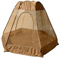 Waterproof Automatic Pop-Up Camping Tent Single-Layer Outdoor Screen House with Sun Shade Hexagon Shelter Polyester Mesh Walls