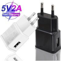5V 2A Quick Charging Dual USB Mobile Phone Chargers USB High-speed Travel Wall Charger Adapter for Mi Samsung iPhone EU US Plug