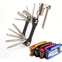 AliExpress 11-in-1 Bike Tool Mini Multitool Kit - Lightweight Stainless Steel Tool Wrench, Screwdriver, Chain, Hexagon Wheel Spoke