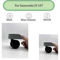 For Smasonite JY-107 Replacement Parts Wheel Luggage Wheels Silent Self-Rotating Wheels 360° Simple Type
