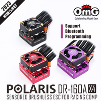 OMG-POLARIS DR-160AX4 D-Run Sensored Brushless 160A ESC Support Bluetooth for RC Car Highest Level Spec 1:10 Racing Drifting Car